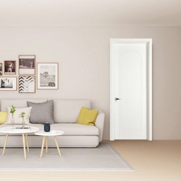 派的门实木复合门MA-012记忆-瓷白